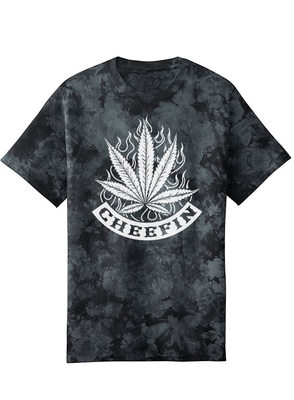 CHEEFIN "SMOKIN" TIE DYE TEE - TatDaddy Clothing Co.