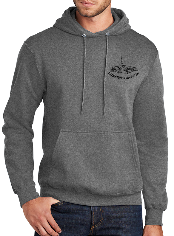 TATDADDY "WTI" GRAPHITE HOODIE