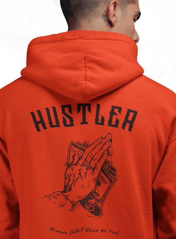 TATDADDY "NO FOO" ORANGE HOODIE - TatDaddy Clothing Co.