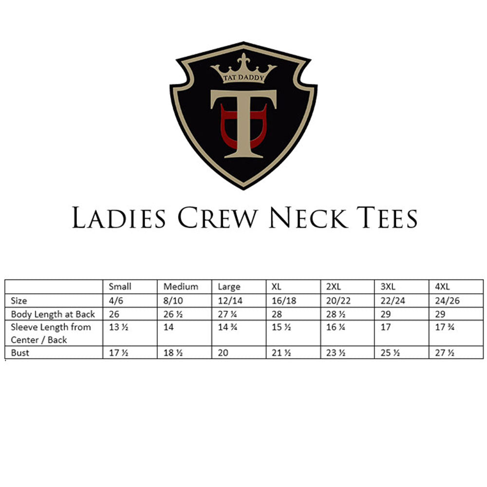NEW "INKED AND SEXY" LADIES TEE - TatDaddy Clothing Co.