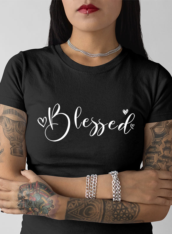 NEW "BLESSED" LADIES TEE - TatDaddy Clothing Co. 