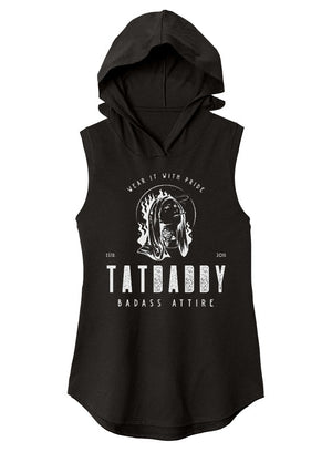 Women's "Badass" Sleeveless Hoodie