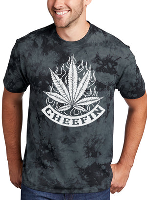 CHEEFIN "SMOKIN" TIE DYE TEE - TatDaddy Clothing Co. 