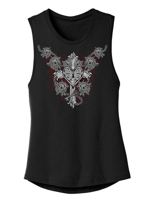 NEW "CROSS YOUR HEART" LADIES TANK - TatDaddy Clothing Co. 