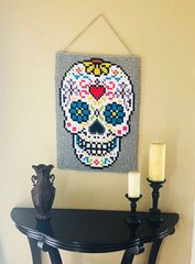 "LOCKER HOOKED" SKULL ART
