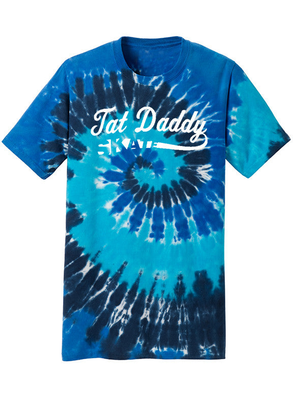 100% Cotton Tie Dye "Tat Daddy Skate" Tee - TatDaddy Clothing Co. 